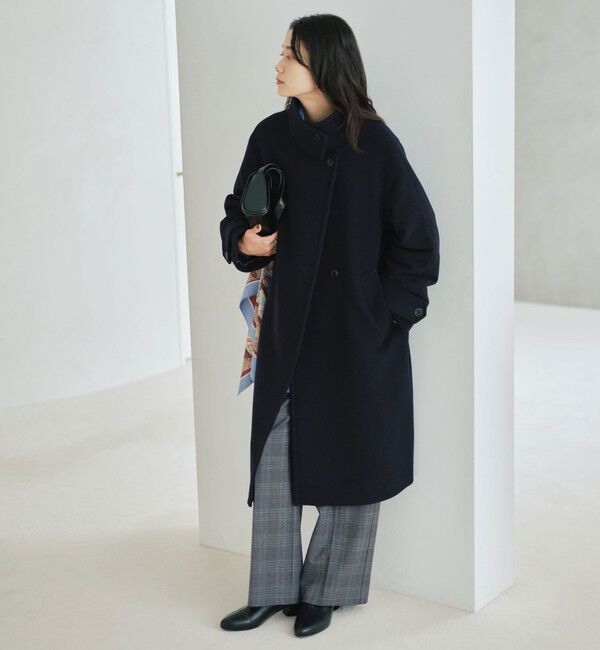 UNITED ARROWS green label relaxing「［size SHORT/TALLあり］SENTDALE WOOL スタンドカラー ロング コート」|その他|