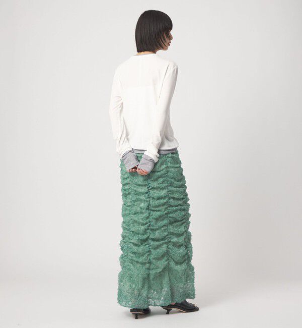 EMMEL REFINES「＜EMMEL REFINES＞EM ドットペタル ギャザースカート」|スカート|