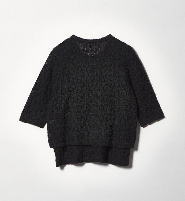 EMMEL REFINES「＜EMMEL REFINES＞EM カットレース カーディガン＆タンクトップ セット」|Tシャツ・カットソー|