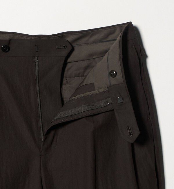 UNITED ARROWS green label relaxing「FINE BASIC コットンナイロン ツイル 2プリーツ W4 ワイドスラックス」|その他|