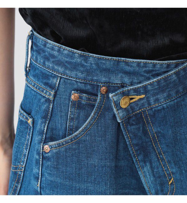 BEAMSBOY「【別注】Lee &times; maturely / デニム アシメ パンツ」|チノ|