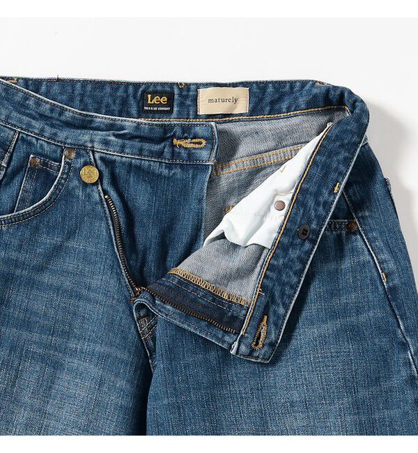 BEAMSBOY「【別注】Lee &times; maturely / デニム アシメ パンツ」|チノ|