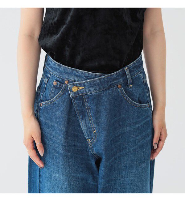 BEAMSBOY「【別注】Lee &times; maturely / デニム アシメ パンツ」|チノ|