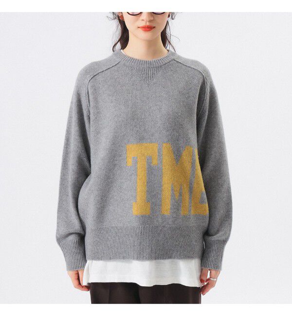 BEAMSBOY「ビッグ ロゴ クルー」|ニット・セーター|