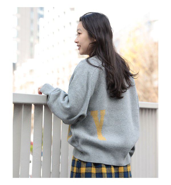 BEAMSBOY「ビッグ ロゴ クルー」|ニット・セーター|