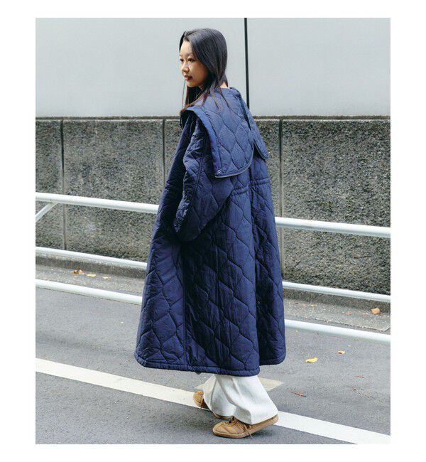 ナイロン キルティング フード コート（BEAMSBOY）｜ルミネの