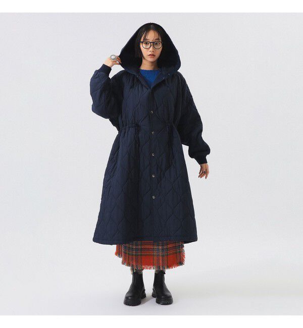 ナイロン キルティング フード コート（BEAMSBOY）｜ルミネの