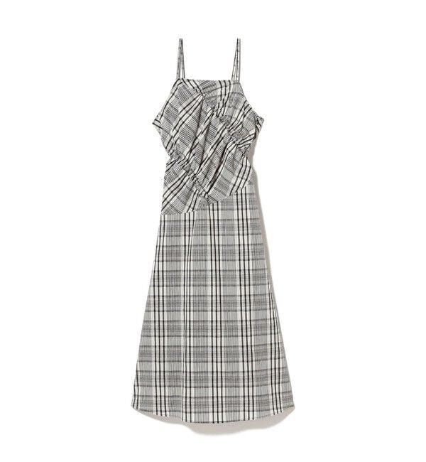 Ray BEAMS 「チェック キリカエ キャミ ワンピース」|ワンピース|