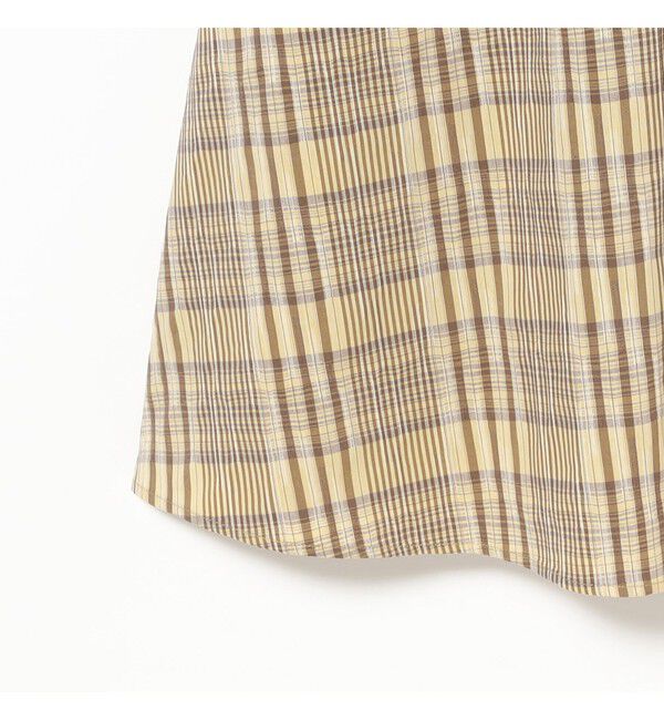 Ray BEAMS 「チェック キリカエ キャミ ワンピース」|ワンピース|