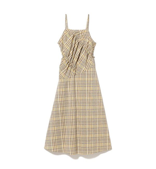 Ray BEAMS 「チェック キリカエ キャミ ワンピース」|ワンピース|