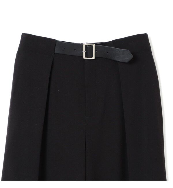 Ray BEAMS 「ベルテッド ワイド パンツ」|チノ|