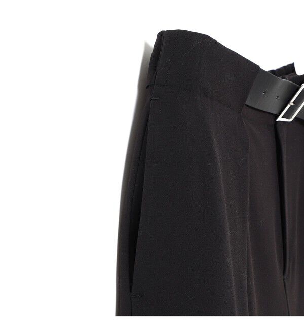 Ray BEAMS 「ベルテッド ワイド パンツ」|チノ|