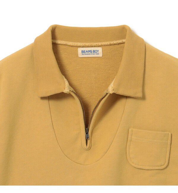 BEAMSBOY「ハーフジップ ショートスリーブ スウェット」|スウェット・ジャージ|