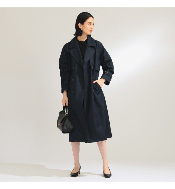 Demi-Luxe BEAMS 「ライト ツイル トレンチコート」|ダッフルコート|