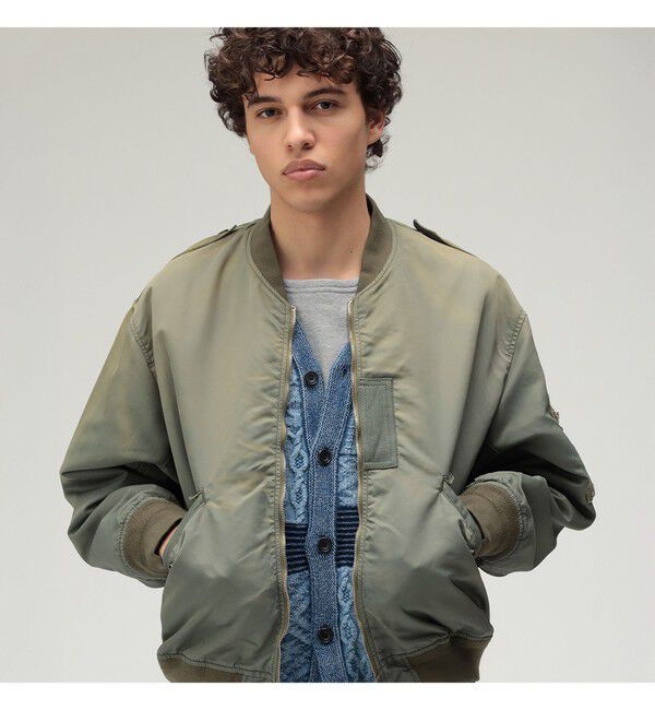 BEAMS PLUS「【別注】REMI RELIEF / L-2B Flight Jacket」|ブルゾン・スタジャン|