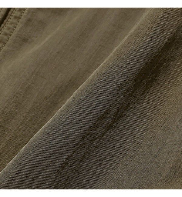 BEAMS「ガーメントダイ フーデッド ブルゾン【ワイドショートフィット】」|ブルゾン・スタジャン|