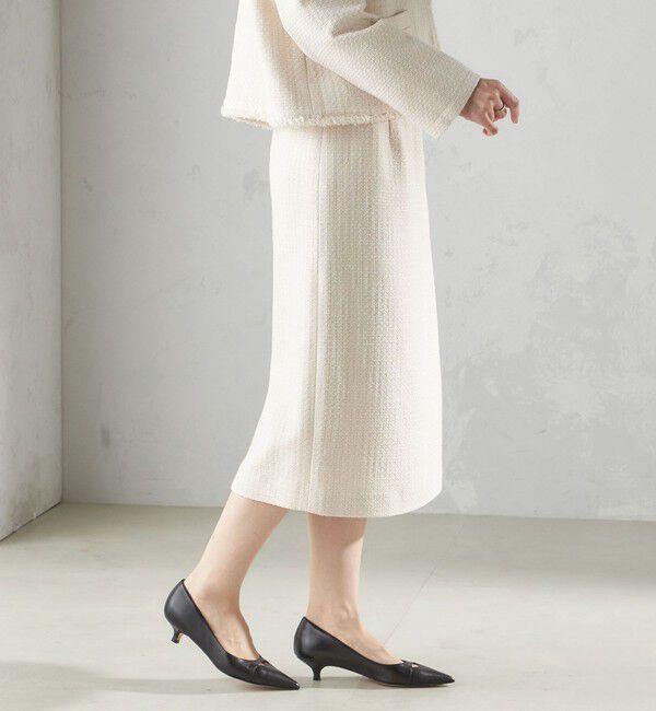 SHIPS for women「〈セレモニー対応可〉スラブ ツイード タイト スカート（セットアップ対応）」|タイト|
