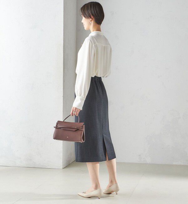 SHIPS for women「〈セレモニー対応可〉スラブ ツイード タイト スカート（セットアップ対応）」|タイト|