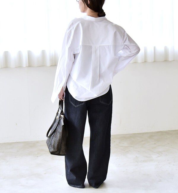 quaranciel「quaranciel:〈洗濯機可能〉レギュラーカラー ヨーク ルーズ シャツ」|シャツ・ブラウス|