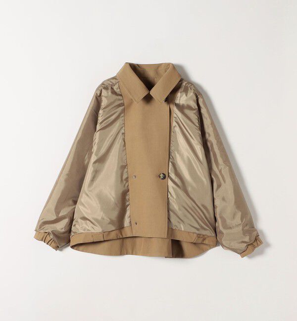 quaranciel「quaranciel: ドルマンスリーブ ショート トレンチ コート」|トレンチコート|