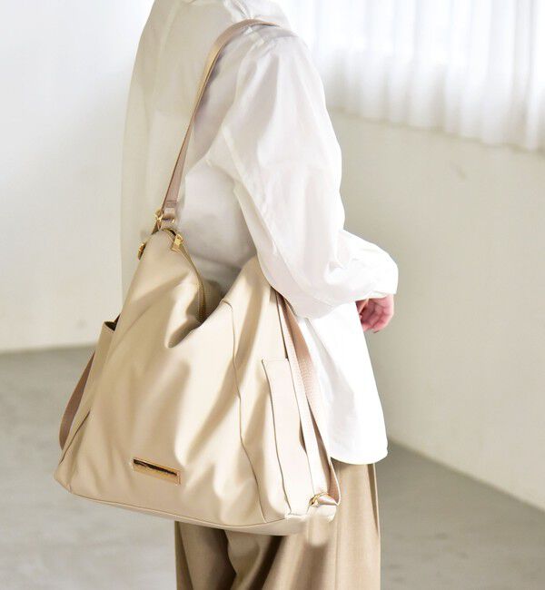 quaranciel「quaranciel: 3way ポケット ジップ トート（A4対応）」|トートバッグ|