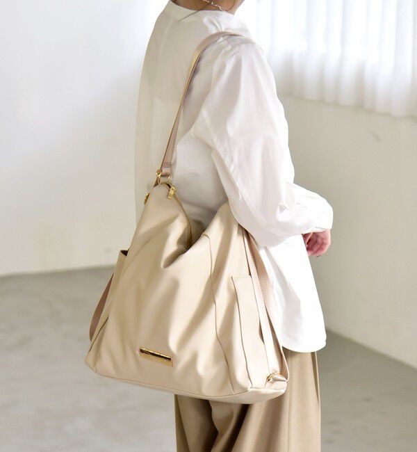 quaranciel「quaranciel: 3way ポケット ジップ トート（A4対応）」|トートバッグ|