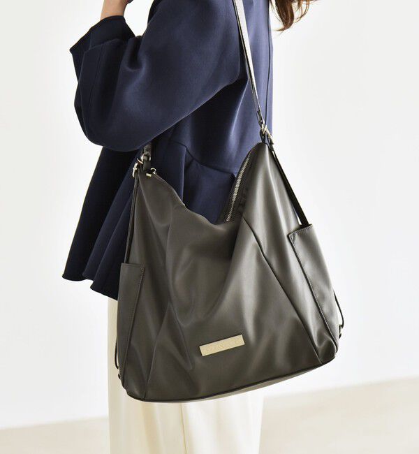 quaranciel「quaranciel: 3way ポケット ジップ トート（A4対応）」|トートバッグ|