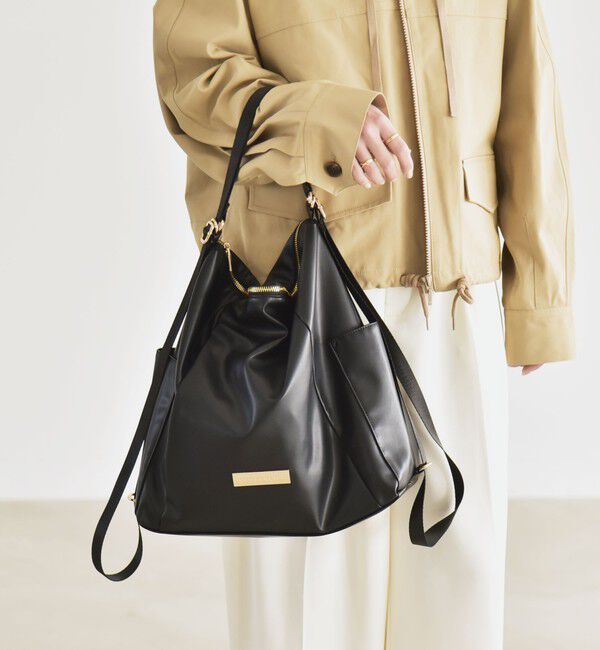 quaranciel「quaranciel: 3way ポケット ジップ トート（A4対応）」|トートバッグ|