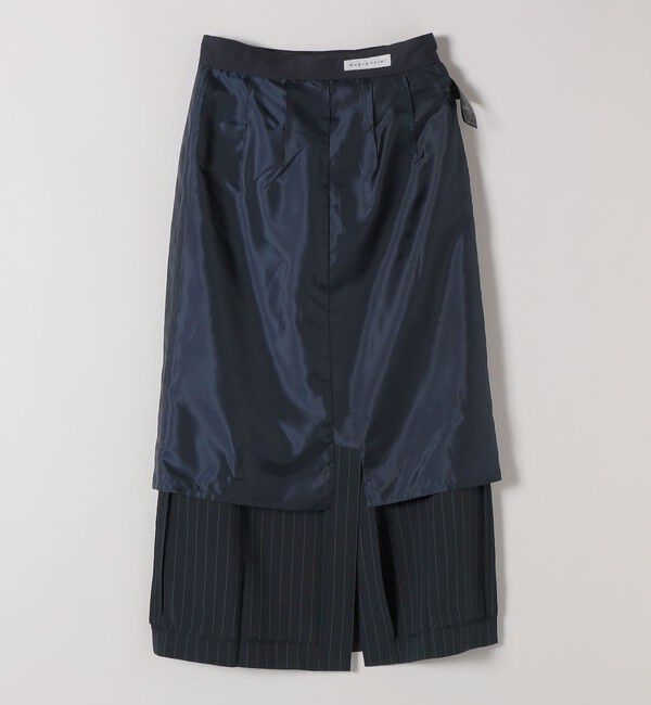 quaranciel「《予約》quaranciel:〈洗濯機可能〉ベルトデザイン Iライン スラックス スカート」|スカート|