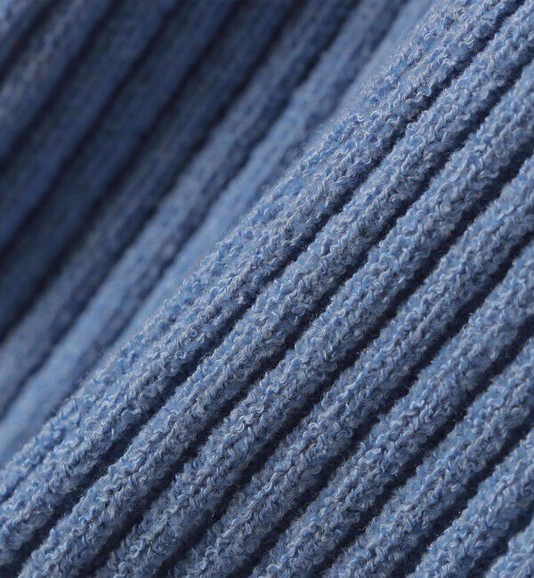 SHIPS for women「〈手洗い可能〉綿混 ウェーブ モール リブ 配色 カーディガン」|カーディガン|