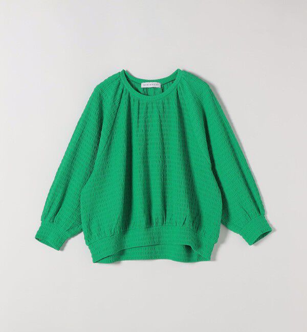 quaranciel「《予約》quaranciel:〈洗濯機可能〉ジャカード ジャージー クルーネック プルオーバー」|Tシャツ・カットソー|