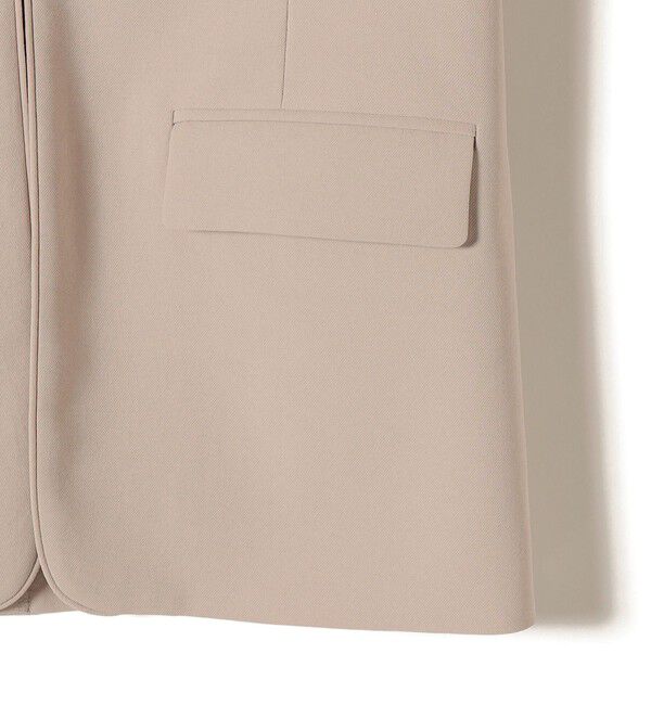 SHIPS for women「《予約》〈接触冷感 / UVカット〉Refinel カラーレス ジャケット（セレモニー対応可）」|ノーカラージャケット|