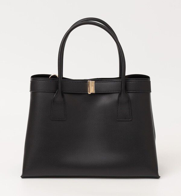 quaranciel「《予約》quaranciel: バックル 2way トート バッグ（A4対応）」|トートバッグ|