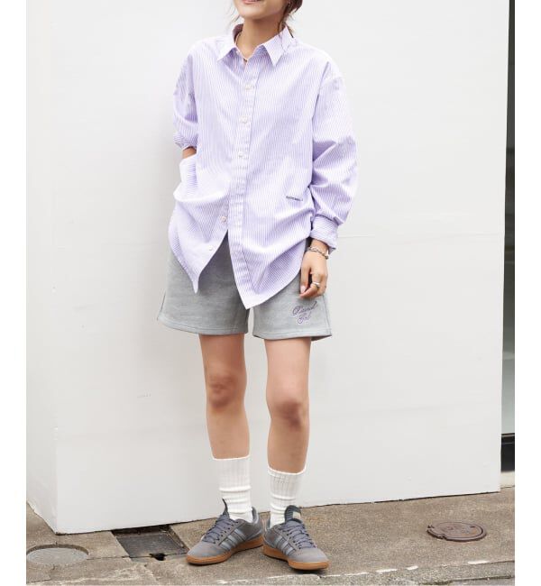 OUTDOOR PRODUCTS Usual Things「≪予約≫RATIONAL GIRLロゴ刺繍スウェットショートパンツ」|その他|