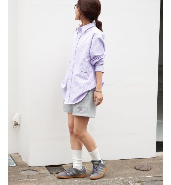 OUTDOOR PRODUCTS Usual Things「≪予約≫RATIONAL GIRLロゴ刺繍スウェットショートパンツ」|その他|