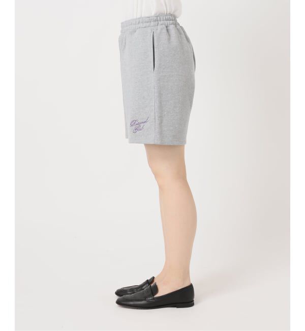 OUTDOOR PRODUCTS Usual Things「≪予約≫RATIONAL GIRLロゴ刺繍スウェットショートパンツ」|その他|