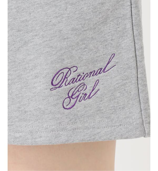 OUTDOOR PRODUCTS Usual Things「≪予約≫RATIONAL GIRLロゴ刺繍スウェットショートパンツ」|その他|