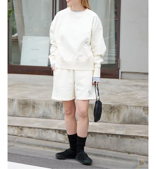 OUTDOOR PRODUCTS Usual Things「≪予約≫RATIONAL GIRLロゴ刺繍スウェットショートパンツ」|その他|