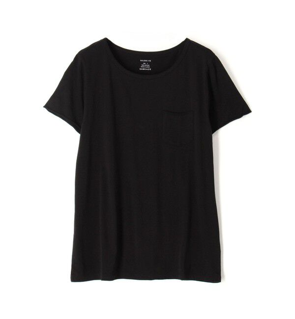 GALERIE VIE「スムージーコットン クルーネックハーフスリーブ」|Tシャツ・カットソー|19 ブラック