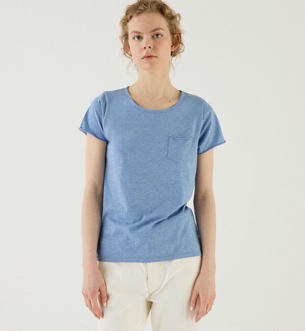 GALERIE VIE「スムージーコットン クルーネックハーフスリーブ」|Tシャツ・カットソー|