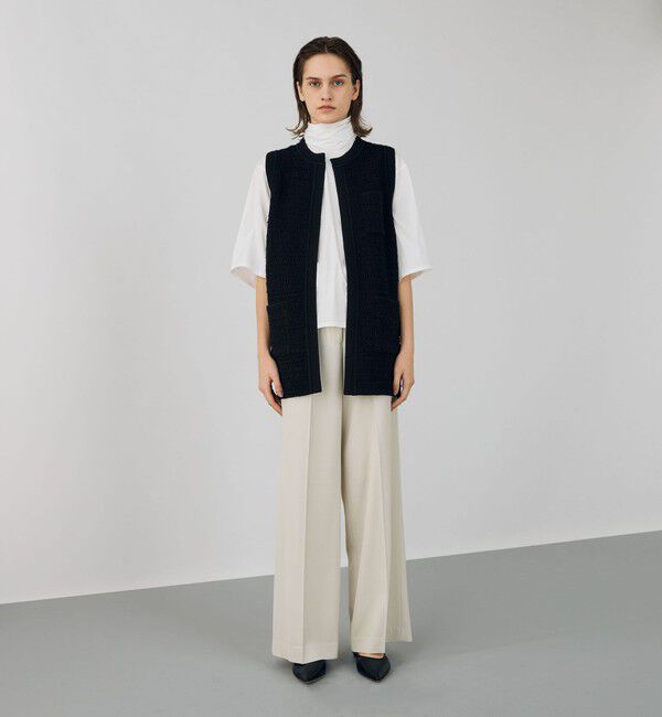 DES PRES「タックパターン フロントオープンジレ」|ベスト・ジレ|