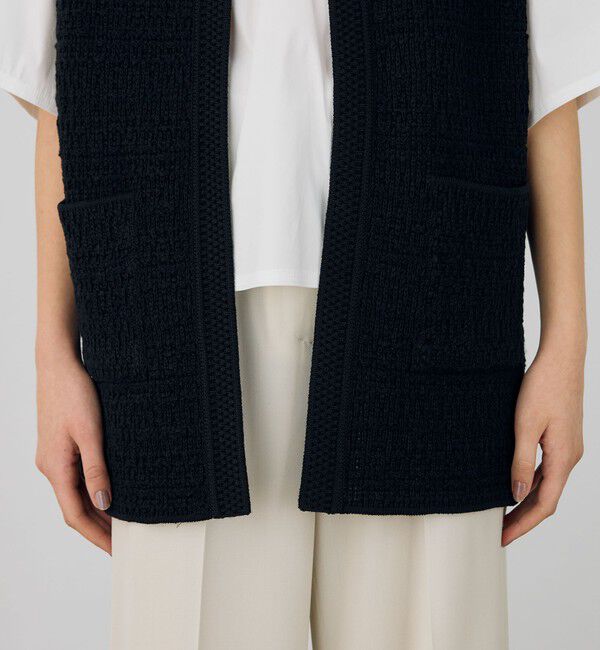 DES PRES「タックパターン フロントオープンジレ」|ベスト・ジレ|