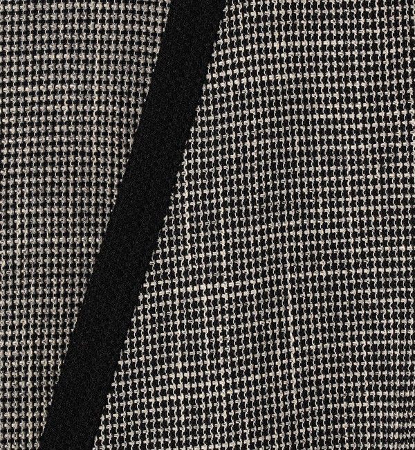 Ballsey「ポリエステルレーヨンカラミ Vカラージャケット」|ノーカラージャケット|