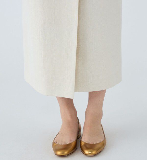 Ballsey「ラメミックスストレッチ ラップロングタイトスカート」|タイト|