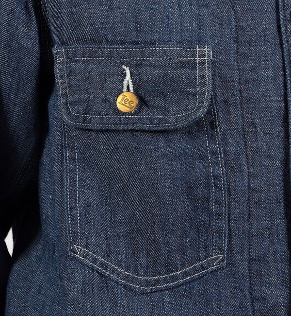 TOMORROWLAND MENS「【別注】 Lee Loco Jacket 7オンスリネンデニム」|ブルゾン・スタジャン|