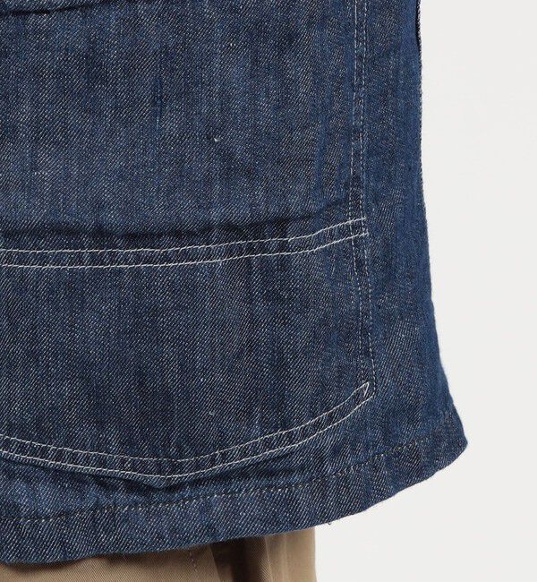 TOMORROWLAND MENS「【別注】 Lee Loco Jacket 7オンスリネンデニム」|ブルゾン・スタジャン|