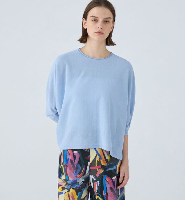 Ballsey「サスティナブルコットンナイロン ワイドプルオーバー」|ニット・セーター|