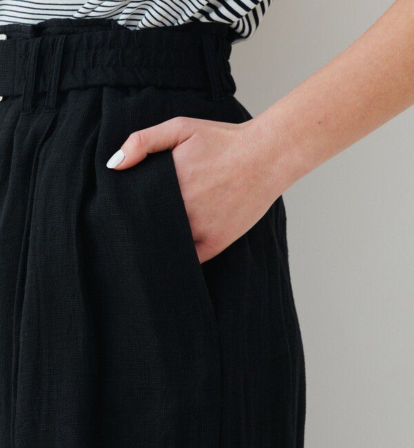 GALERIE VIE「リノカラミ ワイドイージーパンツ」|その他|