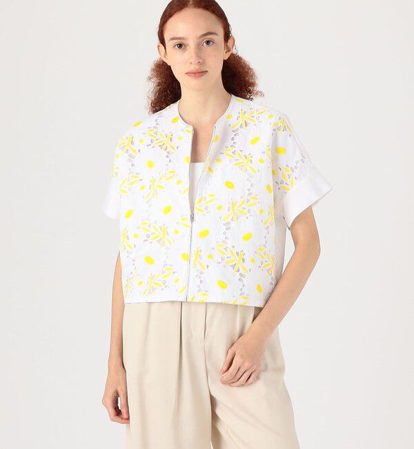 TOMORROWLAND collection「デイジーポップ ジップアップブラウス」|シャツ・ブラウス|