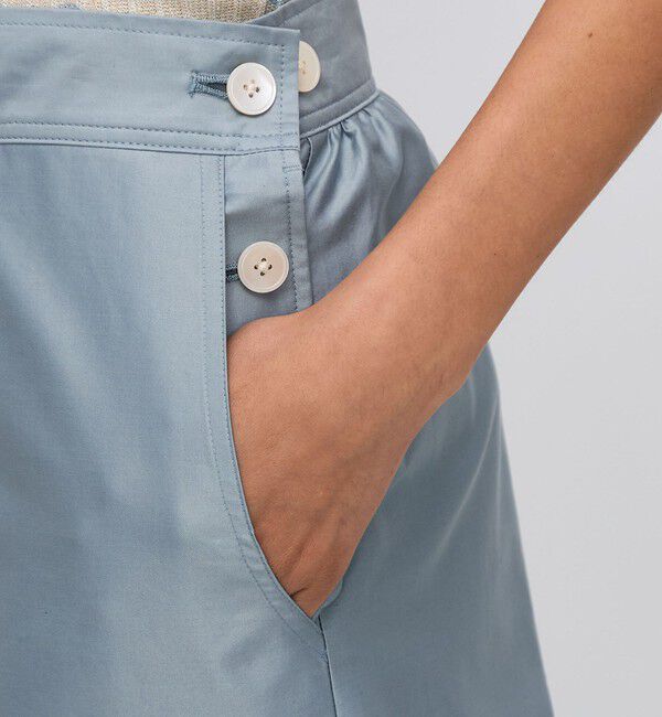 BACCA「コットンバックサテン セーラーパンツ」|チノ|